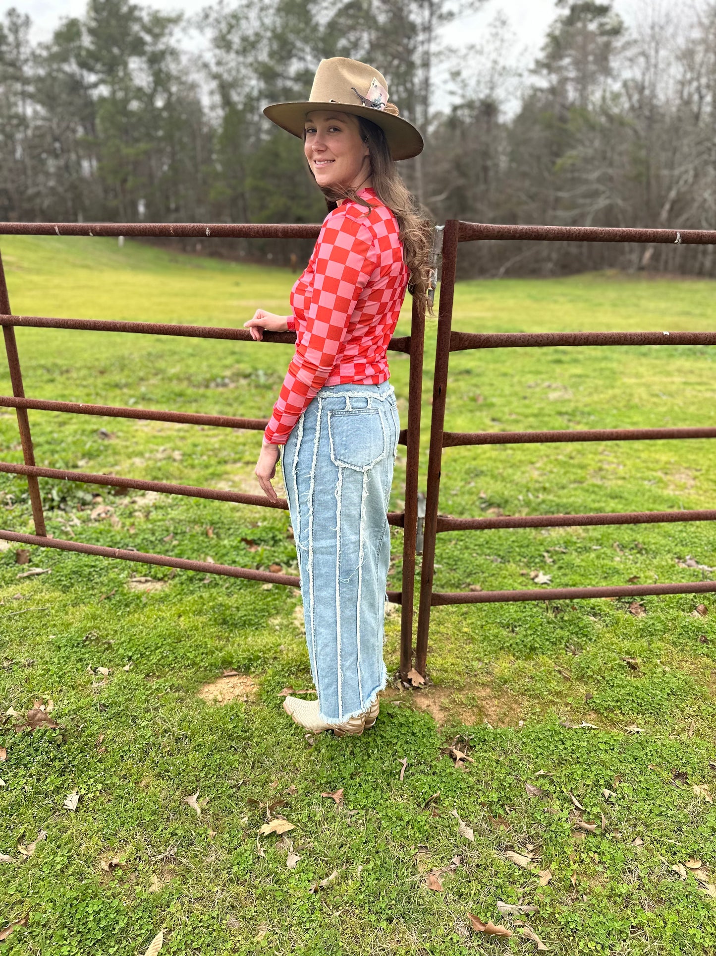 Denim Maxi Skirt