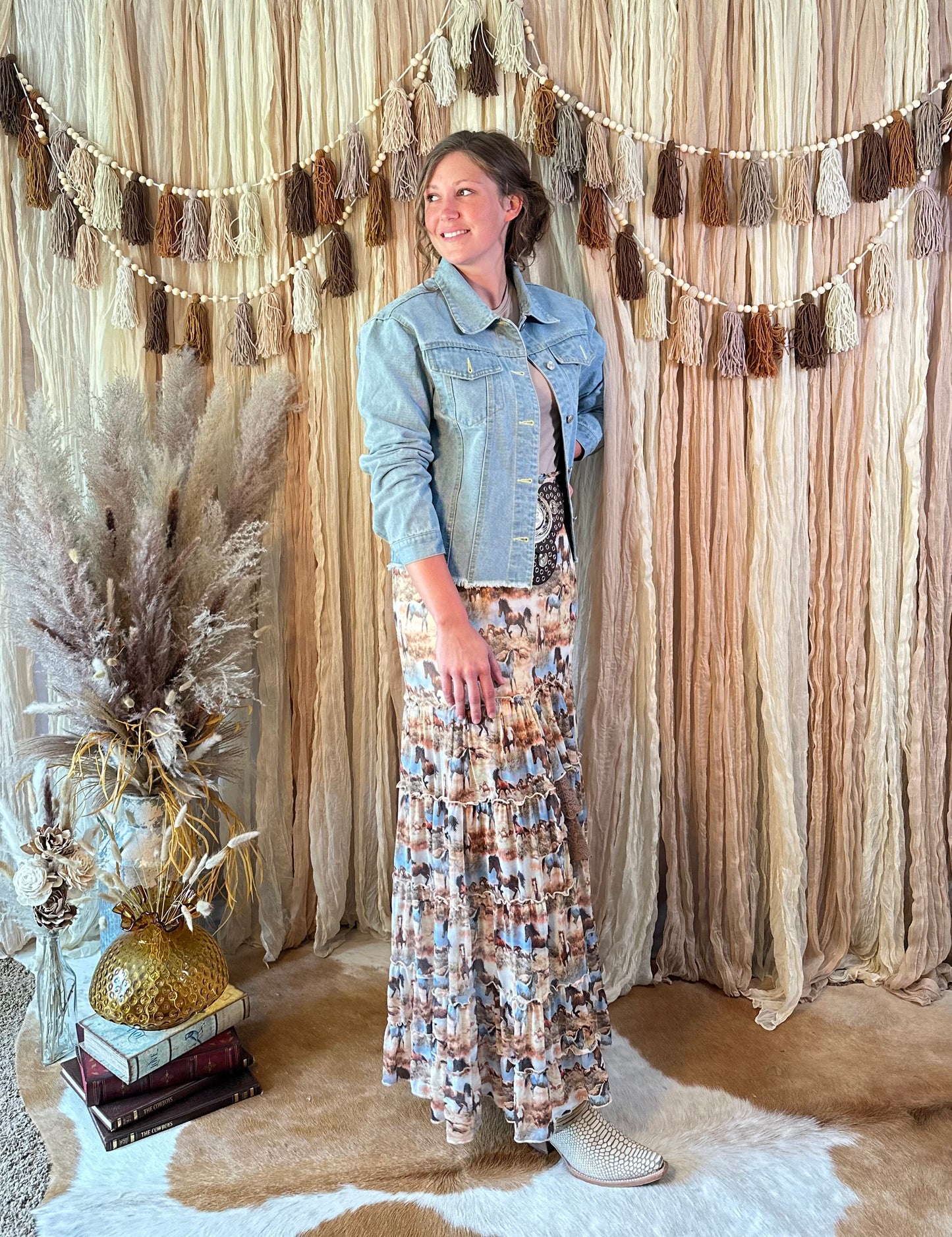 Wild Horse High Low Skirt